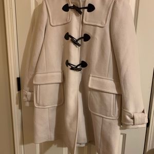 Cream Kate Spade Wool Coat